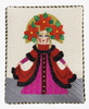8346 Pretty Poinsettia 5" x 6" 18 Mesh Leigh Designs WINTER MAIDEN Canvas Only Inquire If Stitch Guide Is Available