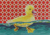AN185 Animal Colors of Praise 13 Mesh Art Baby Duck 14x91/2