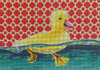 AN185 Animal Colors of Praise 13 Mesh Art Baby Duck 14x91/2