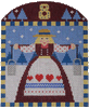 Twelve Days of Christmas w/Arch C12H Eight Maids A Milking Shelly Tribbey Designs 4.25 X 5.25 18 Mesh