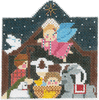 Christmas Ornament C249 Nativity Scene 4X4 18 Mesh Shelly Tribbey Designs