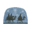Christmas Ornament C304 Three Kings Sihouette 5X3.25 18 Mesh Shelly Tribbey Designs