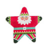 Christmas Ornament C952 Holiday Santa Star 5.5 X 5.518 Mesh Shelly Tribbey Designs