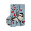 Christmas Mini-Sock C654 Winter Bird Shelly Tribbey Designs 4X5 18 Mesh