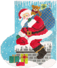 Christmas Mini-Sock C732 Down the Chirnney Shelly Tribbey Designs 4X5 18 Mesh