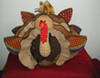 832 Tommy Turkey 10"h Tapestry Fair Designs 18  Mesh Canvas Only Shown Finished