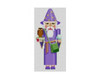 NUTCRACKER 4309 Susan Roberts Needlepoint WIZARD 6.5" High 18 MESH