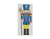 4316  Nutcracker, Blue & Yellow Guard 6 1/2" High 18 Mesh Susan Roberts Needlepoint