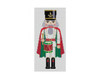 4312 Nutcracker, Caped Drummer  6" h 18 Mesh Susan Roberts Needlepoint