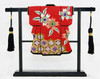 ST01 Lee's Needle Arts Black Stand for 8 in x 10" Kimonos 14"w x 12"h ,  Tassels Sold Separately