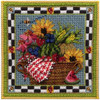 KWP10A Summer's Bounty Basket 4.6 x 4.6 18 Mesh KELLY CLARK STUDIO, LLC