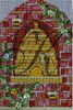 Bee KCBEE03-18 Skep in Brick Wall 2.5"w x 4"h 18 Mesh KELLY CLARK STUDIO, LLC