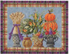 KCN902 Autumn Topiaries 10"w x 8"h 14 Mesh KELLY CLARK STUDIO, LLC