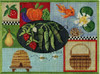 Country Sampler KCA021-18 Sweet Pea Sampler 8.6" w x 5.6" h 18 With Stitch Guide And Embellishment Kit KELLY CLARK STUDIO, LLC