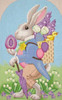 LL192A13 Labors Of Love Peter Mr. Easter Rabbit 13 Mesh 11" x 19"