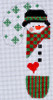 FA-04 Santa with Striped Hat Candy Cane 2 ¼ x 4 ½ 18 Mesh Danji Designs CH Designs