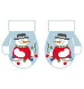 CO627 December/Snowman Mittens, SG 7 x 3.75 Kathy Schenkel Designs