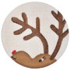RN04 Reindeer Peeking 4 Dia. 18 Mesh Pepperberry Designs 