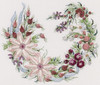 1038 Utopia Wreath White Fabric Kit EdMar Brazilian Dimensional Embroidery