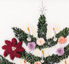 3658 Christmas Tree Kit Fabric Size 16X16 EdMar Brazilian Dimensional Embroidery