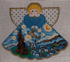(PPD) PP996FS Angel With Charms Starry Night (Dark Blue) 18 Mesh 5.25 x 4 Painted Pony Designs