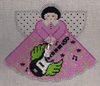 (PPD) PP996FT Angel With Charms Girls Rock (Pink) 18 Mesh 5.25 x 4 Painted Pony Designs