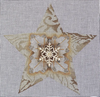 110b White Snowflake Star 7.5 18 Mesh Lani Enterprises