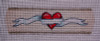 T-2	Heart & Banner Cuff	2x7   18 Mesh Tapestry Fair TATTOOZ