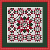 ML-05 Christmas Star  miniature quilt Whispered by the Wind, LLC