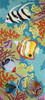 PC-176 Underwater Tropical Fish 18  Mesh Purse Clutch The Meredith Collection