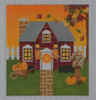HH07 Thanksgiving Holiday House 5.5 x 6  18 Mesh Pepperberry Designs 