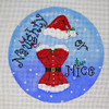FS-Naughty or Nice 5" Round 18 Mesh A Finished Model Shown Funda Scully 