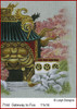 7144 Gateway To Foo 11" x 14" 18 Mesh Leigh Designs  Fantasy Pagoda