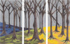 MS058A The Woods (Left) 14g, 6" x 12"Machelle Somerville