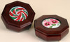 99381 Mahogany finish Octagon Box Sudberry Pattern Not Included