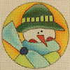N-S-133/4 Frosty Friend 4 18 Mesh 2.5 Diameter Renaissance Designs