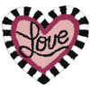 Love Heart Pillow Punch Needle Kit 15"X16" M C G Textiles