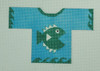 WWCO1701 Happy Fish Sweater, hanger, and stitch guide 6 x 4 18 Mesh Waterweave 