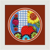 6190 Puebla 4″ Round ~ 18 Mesh Leigh Designs Baja Coaster Canvas Only Inquire If Stitch Guide Is Available