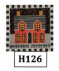 Halloween H126 Halloween Cottage 4.5" SQ 18 Mesh Shelly Tribbey Designs