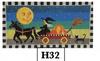 Halloween H32 Witch's Special Delivery 8.25x4.25 18 Mesh Shelly Tribbey Designs