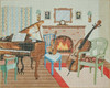 Music Room, The 13 x 16  18 Mesh Once In A Blue Moon By Sandra Gilmore 18-910