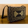 Wg11812-13 13ct 3pcN'sBeePurse-black&gold Whimsy And Grace Purse