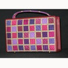 Wg11502 3 piece Concerto - Purple & Burgandy w/gussett Canvas Only 7 X 5 1/4X 3 18ct Whimsy And Grace Purse