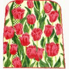 Wg11617 Pink Tulips Pouch 3 piece 71/2X9X21/2 18ct  Whimsy And Grace