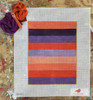 CS-002 Purple and Coral  7″ x 9″ 18 Mesh Little Bird Designs With Stitch Guide by Cynthia Thomas
