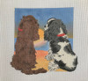 PSE-001 The Point Of It All 2 CAVALIERS AT SUNSET BY SARA ENGLAND 8 x 9 Mesh 18