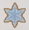 CC07 Blue Snowflake 5.25 x 4.5 18 Mesh Pepperberry Designs