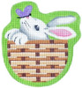 EA01 Bunny Basket 4.25 x 4.75 18 Mesh Pepperberry Designs 