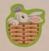 EA01 Bunny Basket 4.25 x 4.75 18 Mesh Pepperberry Designs 